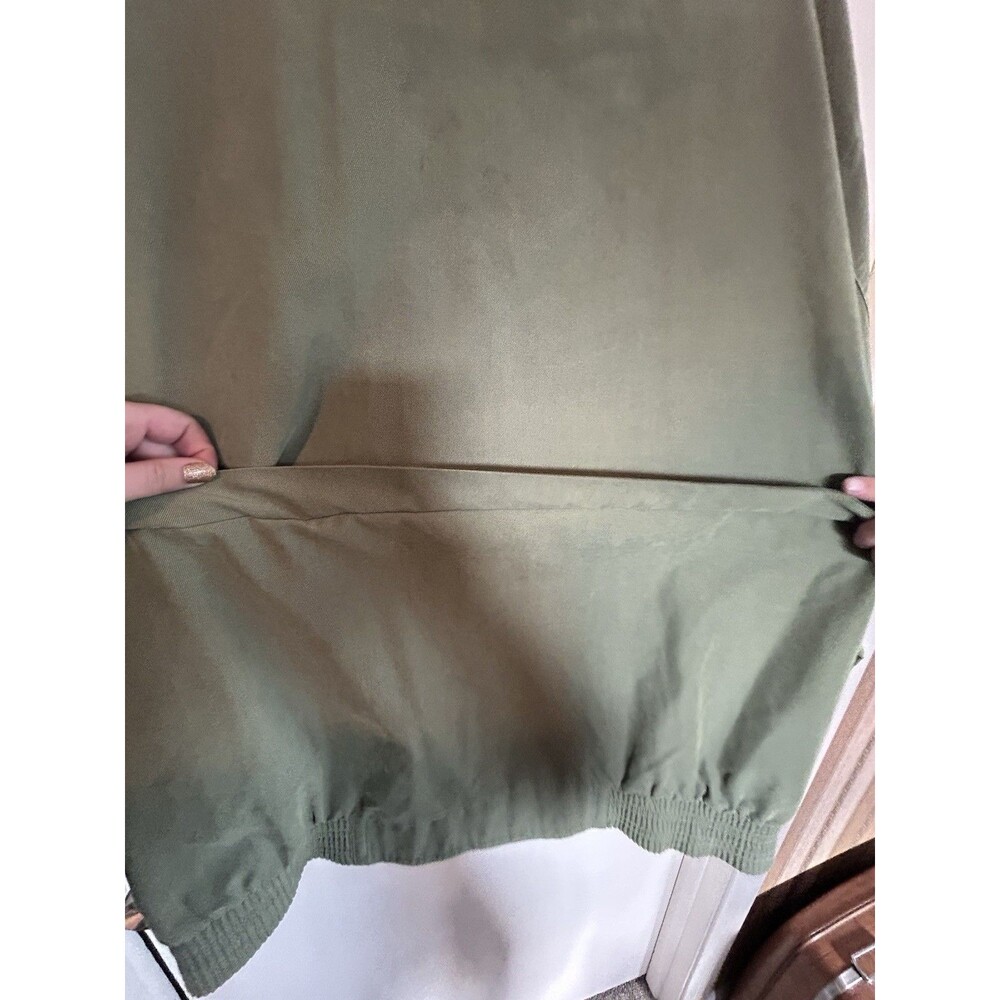 Vintage John Steven's Men's Quality Outwear Bomber Jacket Green SZ 58 L Gorpcore - Picture 12 of 16